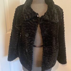 Patagonia Black Plush Teddy Jacket
